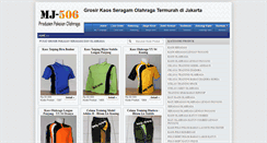 Desktop Screenshot of kaosseragamolahraga.com